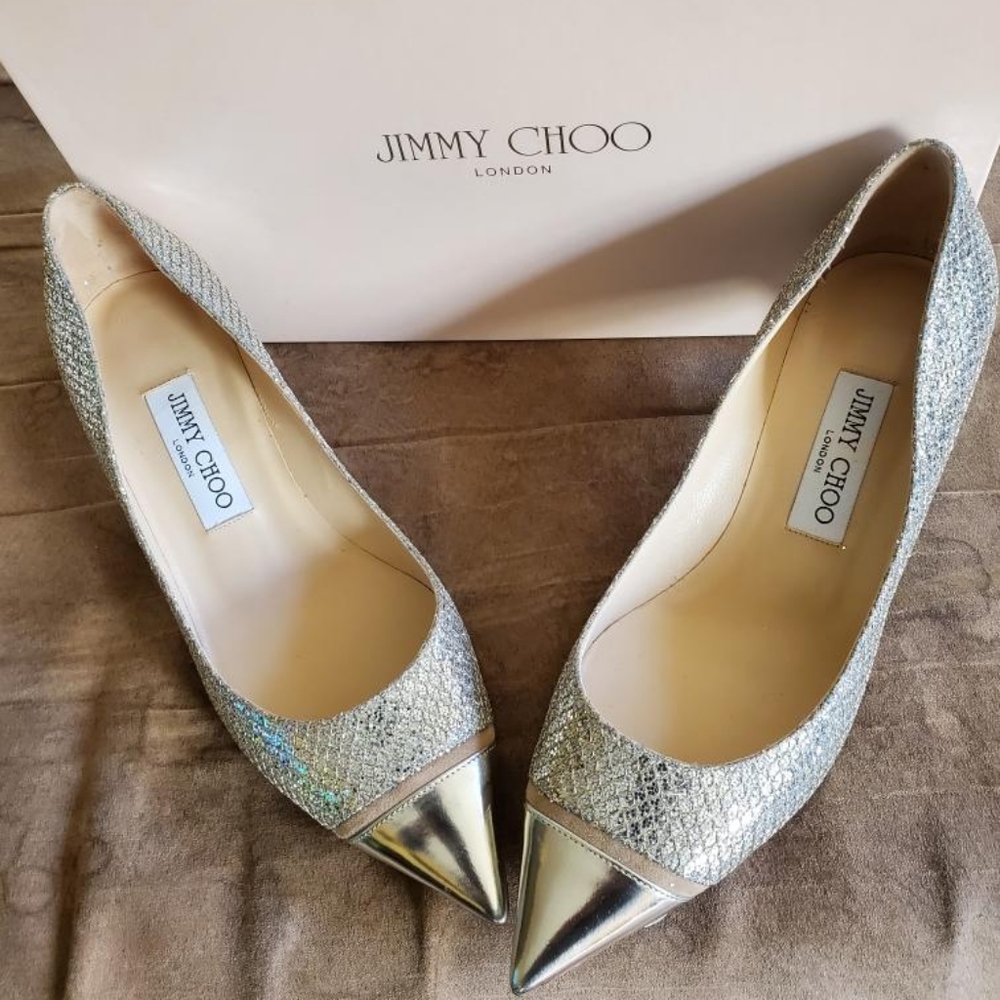 2 pair of Jimmy choo shoes